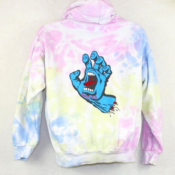 Santa Cruz Skateboards Other - Santa Cruz Screaming Hand Tie Dye Hoodie Mens Medium